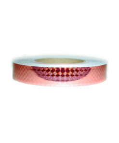 Holographic Prismatic Tape Coral Pink
