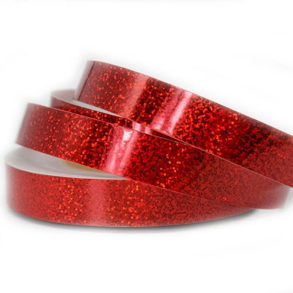 Sequin Tape Cherry Red