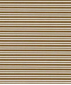 Sheet - 5/16" x 35 Brown Stripes on White (Gear Tape)