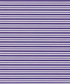 Sheet - 5/16" x 35 Purple Stripes on White (Gear Tape)
