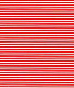 Sheet - 5/16" x 35 Red Stripes on White (Gear Tape)