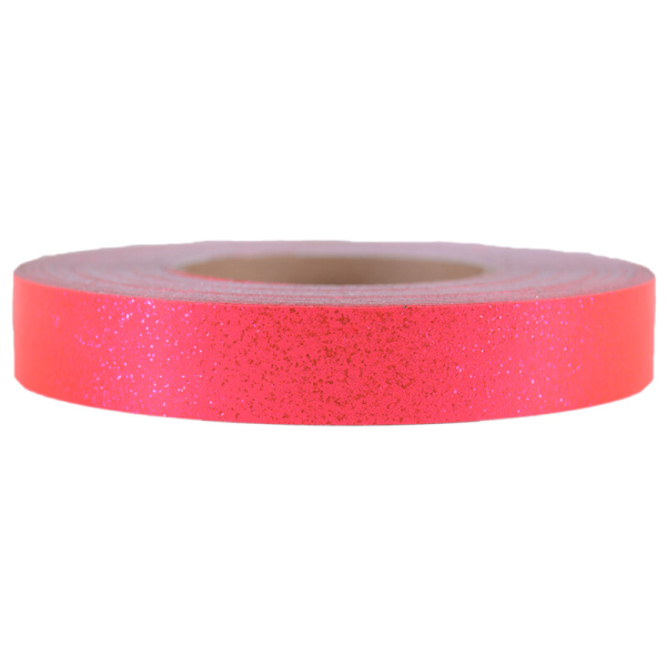 Decorative Glitter Tape Fluorescent Pink