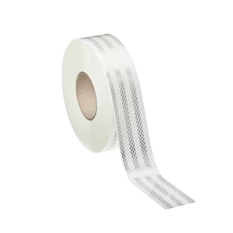 Authentic 3M 3150A SOLAS Reflective Tape - .5 Inch X 6ft Silver Pinstripe Roll