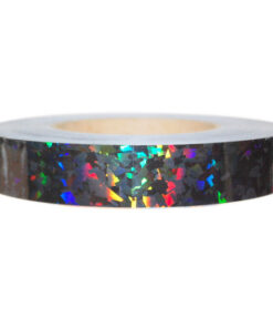Crystal Black Confetti Tape