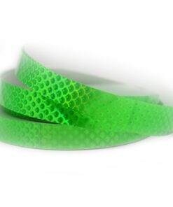 Holographic Peacock Tape Fluorescent Green