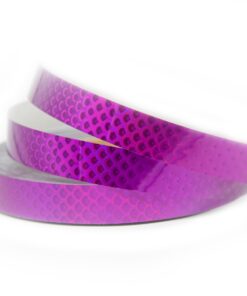 Holographic Peacock Tape Fuchsia