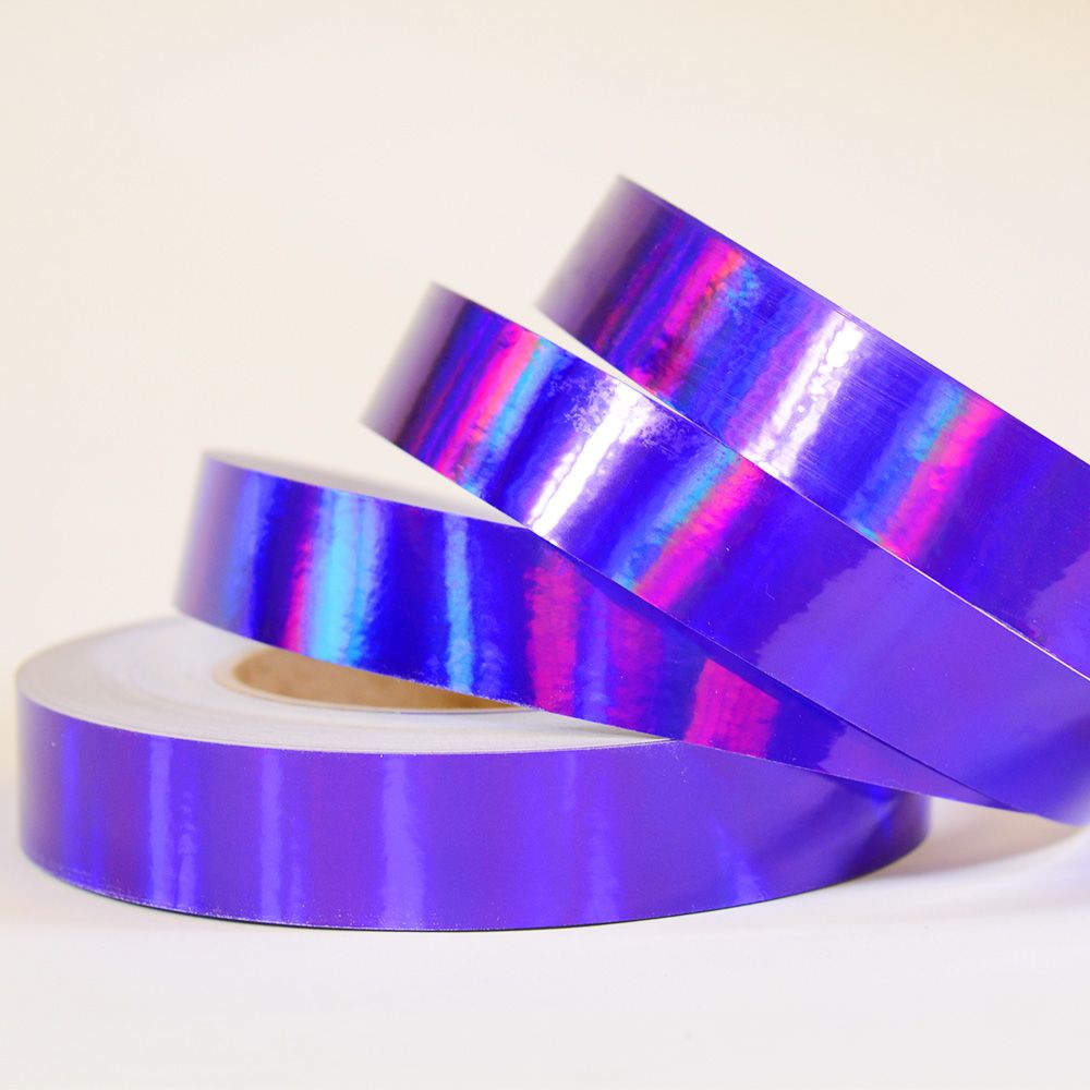 Holographic Tape Purple Rainbow - Hoop Tape Canada