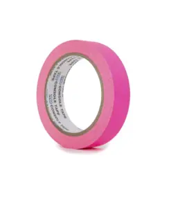 1" x 60 yds Pro Console Paper Tape Fluorescent Pink