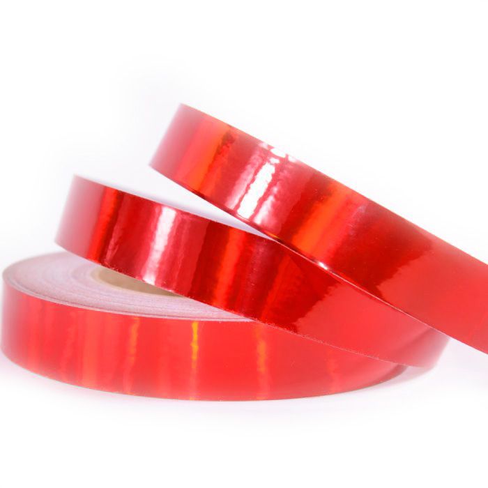 Holographic Tape Red Rainbow