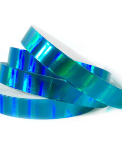Holographic Tape Teal Rainbow