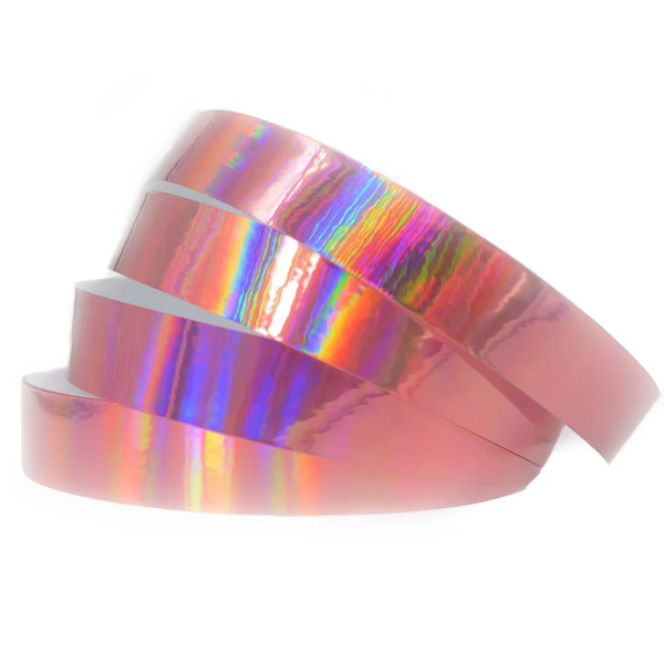 Holographic Rainbow Tape Rose Gold