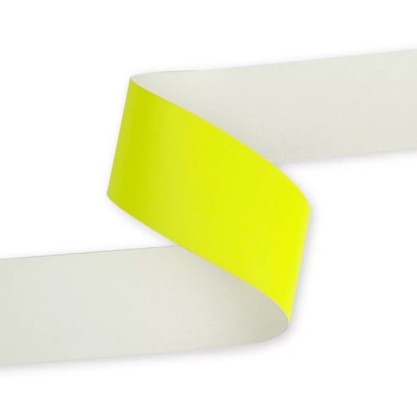 1" x 8.5' Reflective Sew-On Safety Fabric like 3M 8987 Fluorescent Lime-Yellow