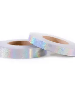 Hologlitter Tape Silver