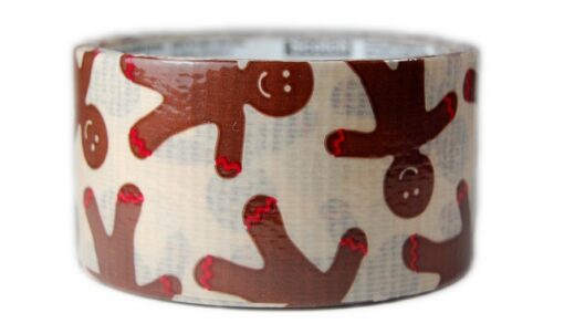 2" x 10 yds Scotch Brand Duct Tape Gingerly (Ginger Bred Men)