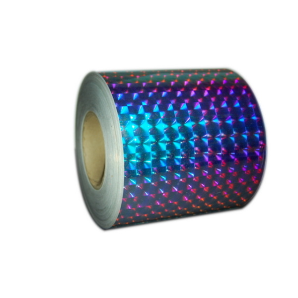 Holographic Peacock Tape Silver - Hoop Tape Canada