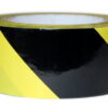2" x 36 yds Black/Yellow Pro-Stripes Safety Tape