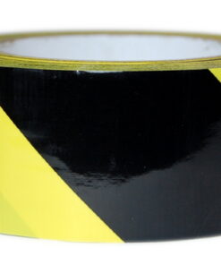 2" x 36 yds Black/Yellow Pro-Stripes Safety Tape
