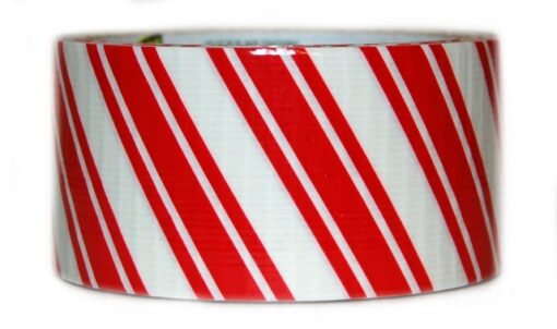 2" x 10 yds Duct Tape Candy Cane Stripes