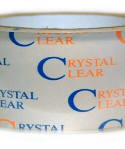 2" x 55 yds Crystal Clear Polypropylene Film Tape