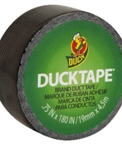 3/4" x 180" Duck Tape Brand Duct Tape Black Duckling Mini