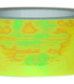 1" x 25' Holographic Tape - Tropical Lemon Glaze Fl. Yellow Colour Morphing