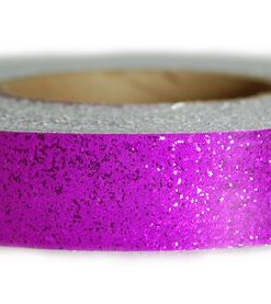 Decorative Glitter Tape Fuchsia (Rubellite)