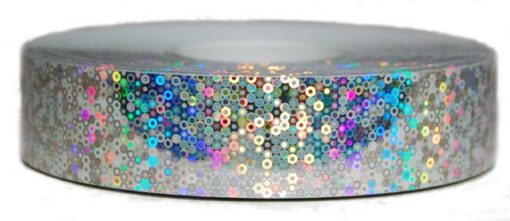 1" x 100' Hoopios Tape Mini Bubbles Silver
