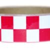 1" x 36 yds Vinyl Tape Checkered White/Red