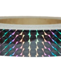 Holographic Prismatic Tape Black Pyrite