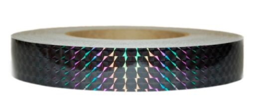 Holographic Prismatic Tape Black Pyrite