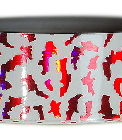3/4" x 25' Translucent Red Tiger Tape on paper liner