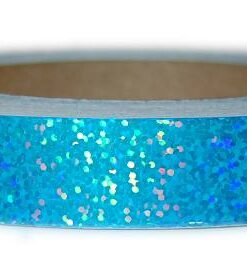 Holographic Sequin Tape Topaz Sky Blue