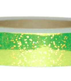 Holographic Sequin Tape Fluorescent Yellow