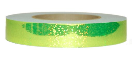 Holographic Sequin Tape Fluorescent Yellow