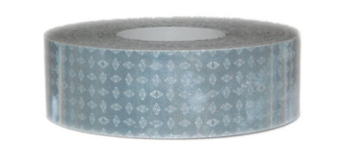 1" x 45' Reflexite V82 Reflective Tape - Silver/White
